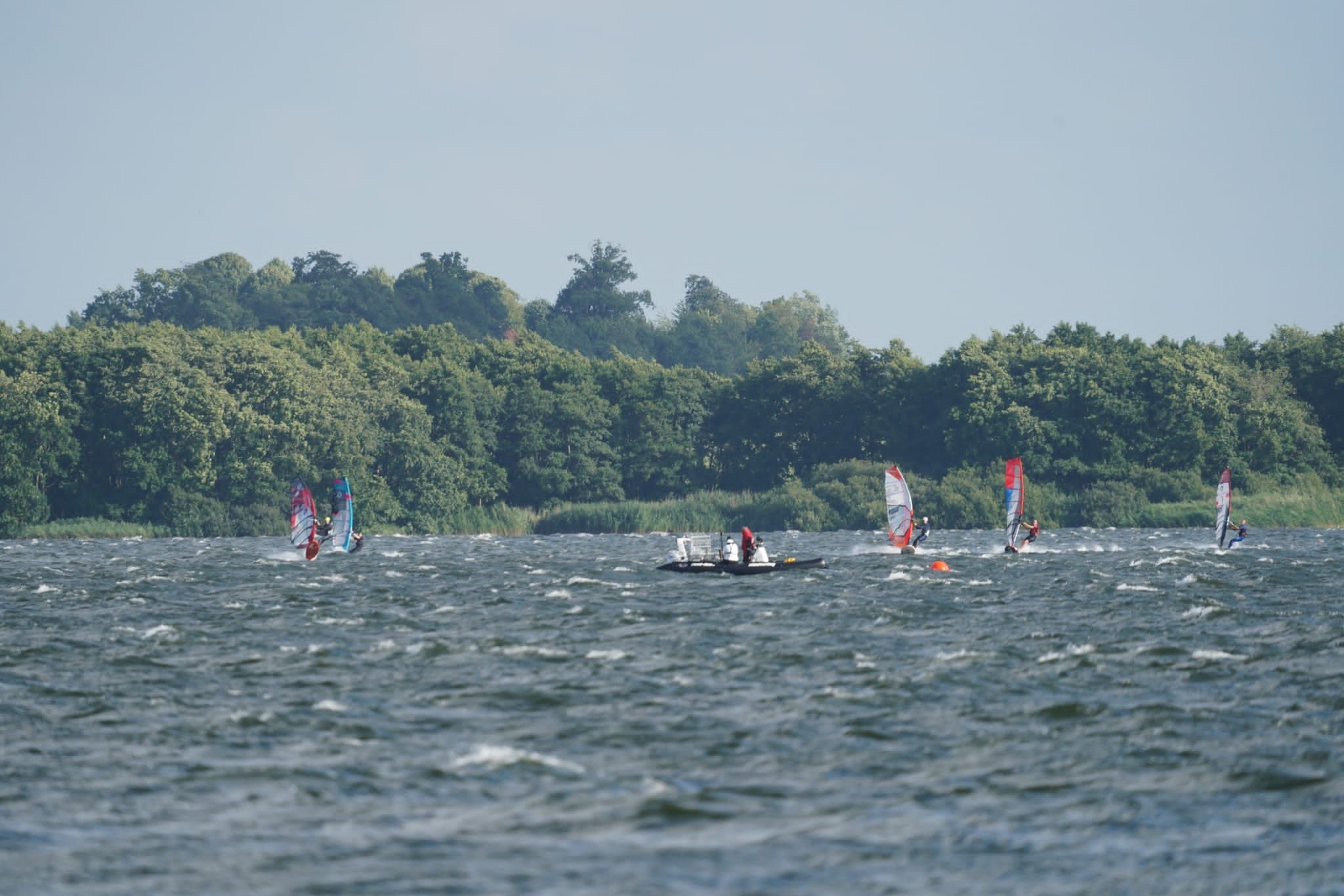Foiler beim Training am Wittensee